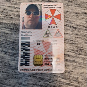 Umbrella Corporation Id Card